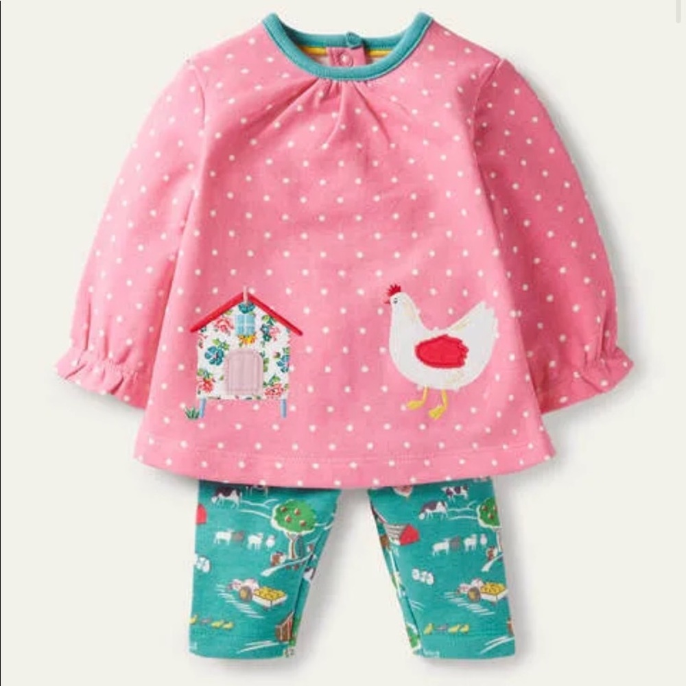 NWOT Mini Boden Supersoft Farmyard Play Set